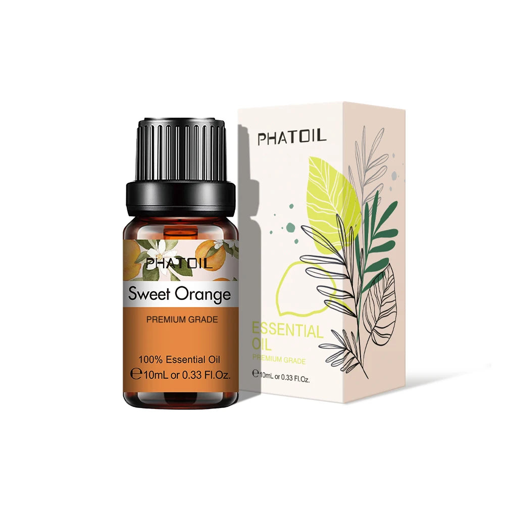 PHATOIL 10ml Pure Natural Essential Oil – Air Freshener Refill for Diffusers & Humidifiers